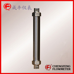 G30-15 glass tube flowmeter high anti-corrosion  good appearance [CHENGFENG FLOWMETER] threaded type all stainless steel  easy installation