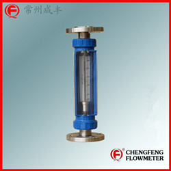 LZB-F20-40  easy installation glass tube flowmeter [CHENGFENG FLOWMETER] high accuracy professional type selection turnable flange connection