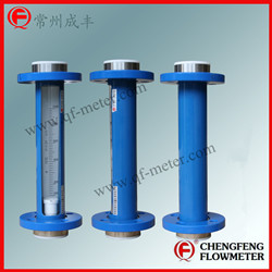 LZB-F10-25F0 turbable flange connection glass tube flowmeter [CHENGFENG FLOWMETER] PTFE lining good anti-corrosion high accuracy professional manufacture