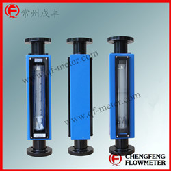 LZB-FA24-25F anti-corrosion type glass tube flowmeter [CHENGFENG FLOWMETER] flange connection  PTFE lining  import technical high accuracy & quality