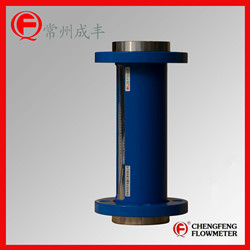 F10-50F high anti-corrosion glass tube flowmeter  [CHENGFENG FLOWMETER]  high accuracy  turnable flange type stainless steel material