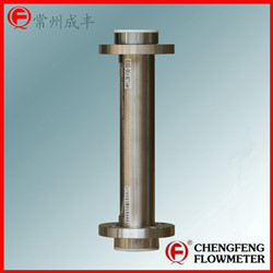 LZB-F30-25F0  all stainless steel glass tube flowmeter turbable flange connection high accuracy  [CHENGFENG FLOWMETER] good anti-corrosion   professional manufacture PTFE lining