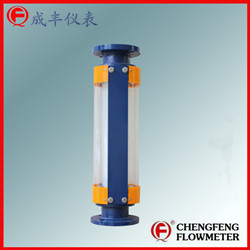 LZB-80F glass tube flowmeter flange connector  [CHENGFENG FLOWMETER]  professional type selection anti-corrosion type high accuracy  PTFE lining professional manufacture