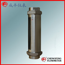 G30-50  all stainless steel high anti-corrosion glass tube flowmeter  threaded type [CHENGFENG FLOWMETER] good appearance easy installation Chinese professional manufacture