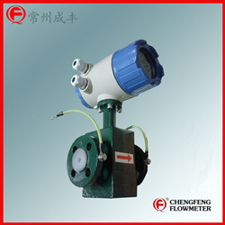 LDG series  flange connection electromagnetic flowmeter 4-20mA out put  [CHENGFENG FLOWMETER] high anti-corrosion  PFA lining stainless steel electrode