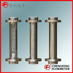 LZB-F30-25F0 PTFE lining glass tube flowmeter [CHENGFENG FLOWMETER]   high accuracy all stainless steel  turbable flange connection  professional manufacture good anti-corrosion