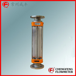 LZB-25B all stainless steel high accuracy glass tube flowmeter  anti-corrosion type  flange connector [CHENGFENG FLOWMETER] professional manufacture professional type selection