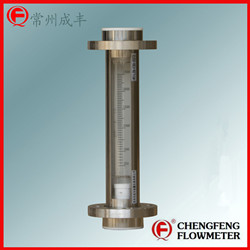 LZB-F30-25F0   all stainless steel PTFE lining glass tube flowmeter [CHENGFENG FLOWMETER] turnable flange connection high accuracy professional manufacture good anti-corrosion