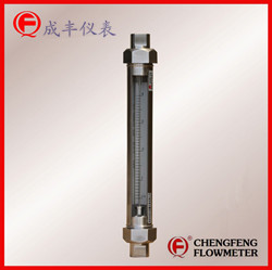 G30-15  all stainless steel threaded type glass tube flowmeter [CHENGFENG FLOWMETER] easy installation high anti-corrosion good appearance